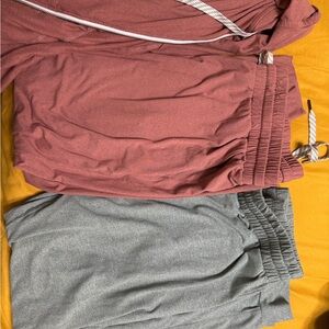 2 Fornia Jogger Sets- Pants & Sweatshirt Lot